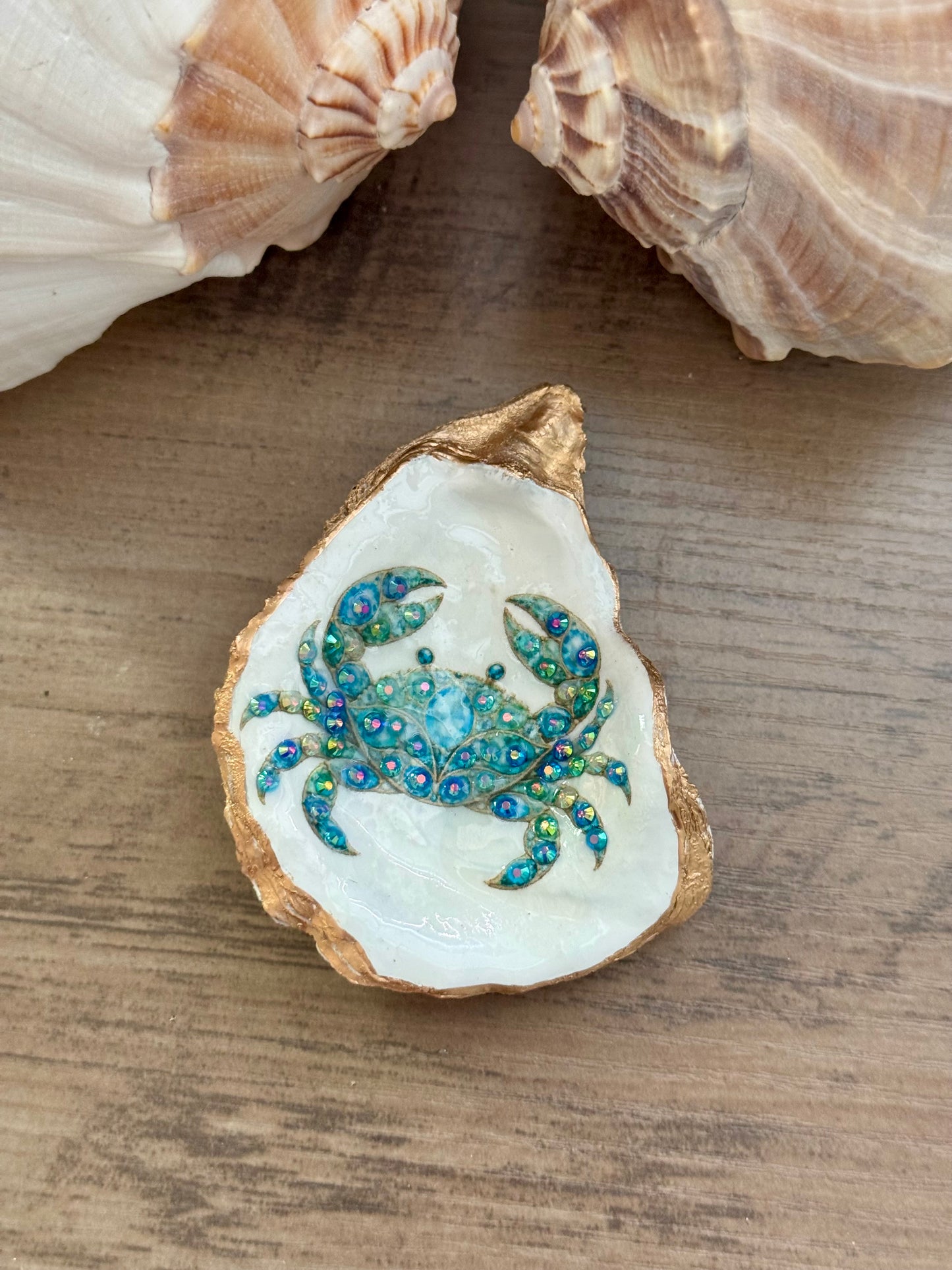 Jeweled Tides Oyster Shell