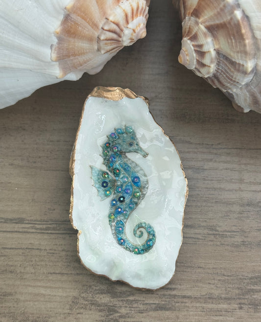 Jeweled Tides Oyster Shell