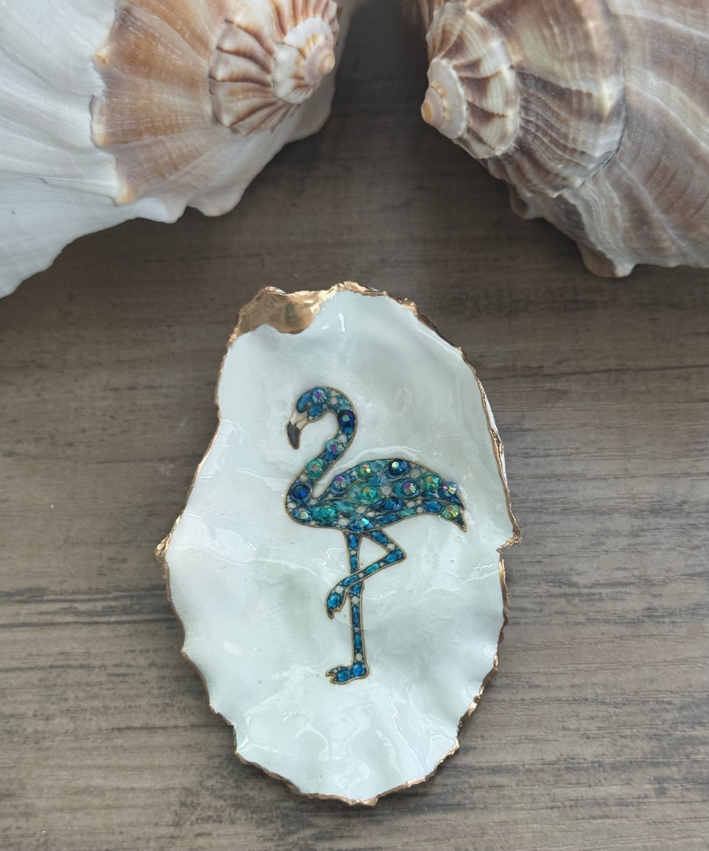 Jeweled Tides Oyster Shell