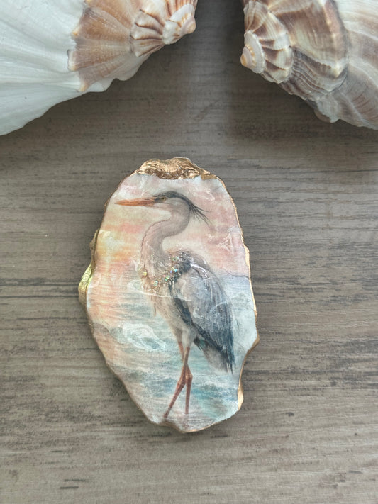 Painted Tides Oyster Shell