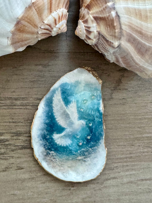 Jeweled Tides Oyster Shell