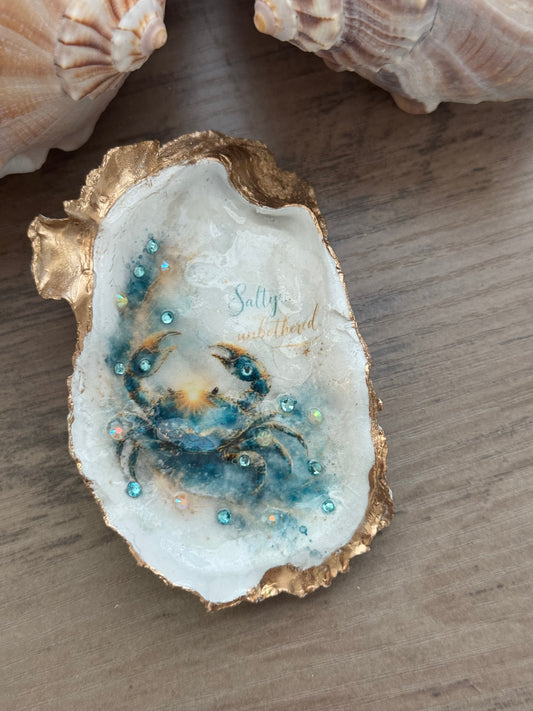 Jeweled Tides Oyster Shell
