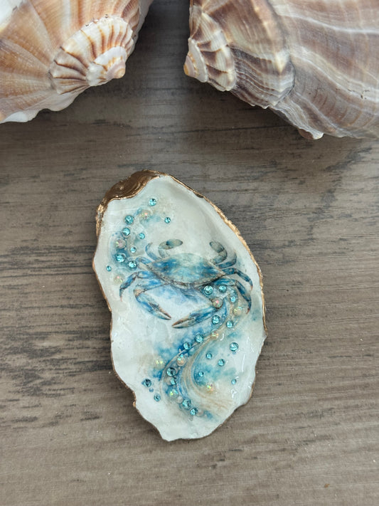 Jeweled Tides Oyster Shell