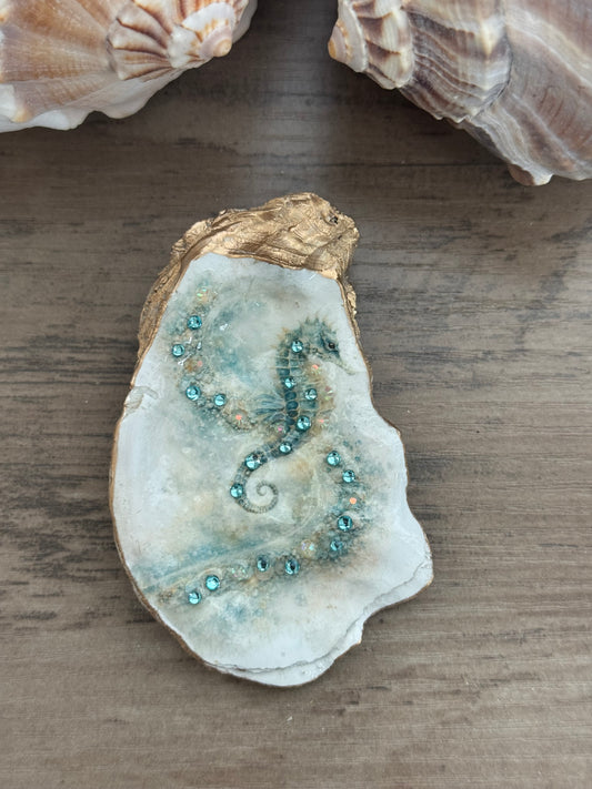 Jeweled Tides Oyster Shell