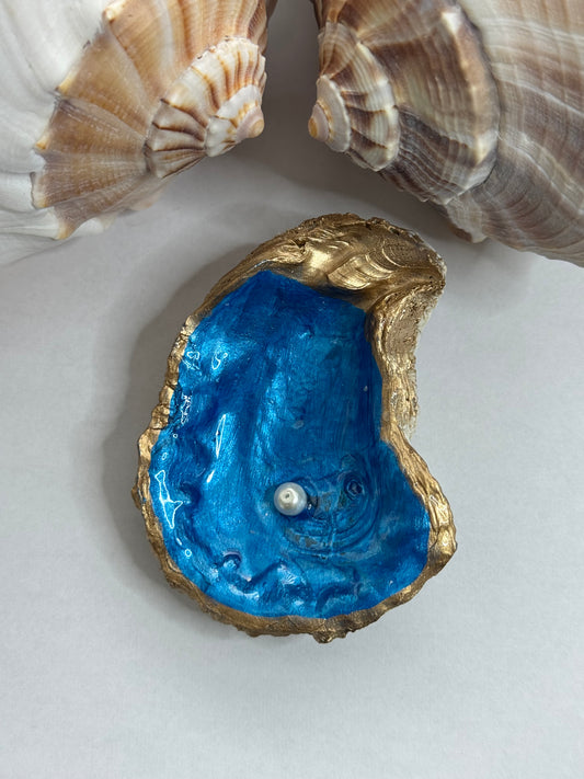 Painted Oyster Shell