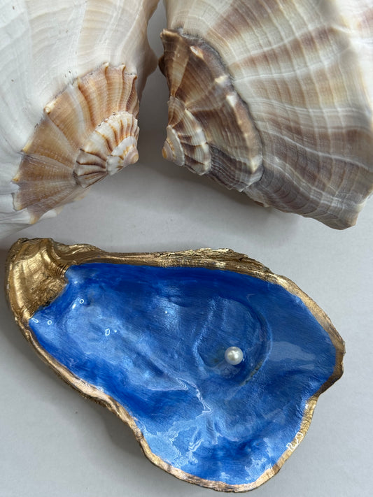 Painted Oyster Shell