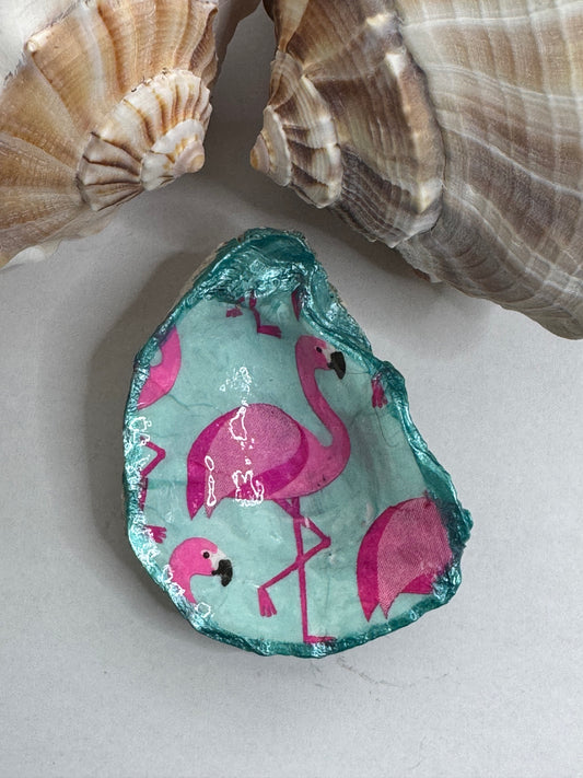 Decoupage Oyster Shell