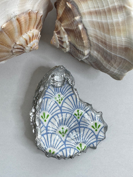 Decoupage Oyster Shell