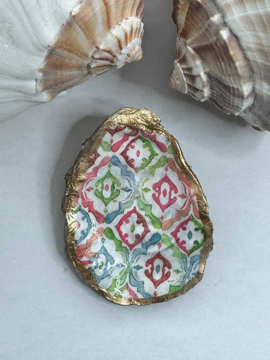 Decoupage Oyster Shell
