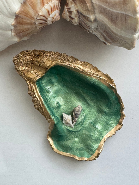 Painted Oyster Shell