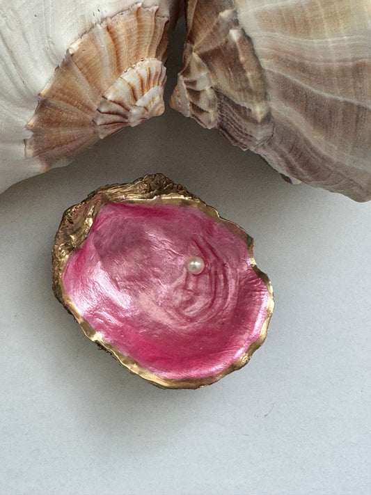 Painted Oyster Shell