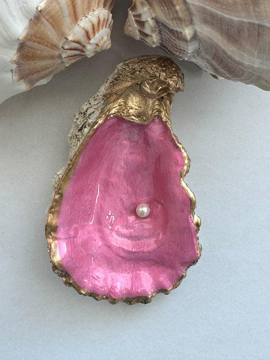 Painted Oyster Shell
