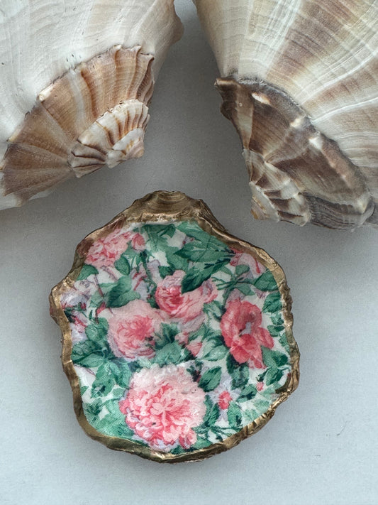 Decoupage Oyster Shell