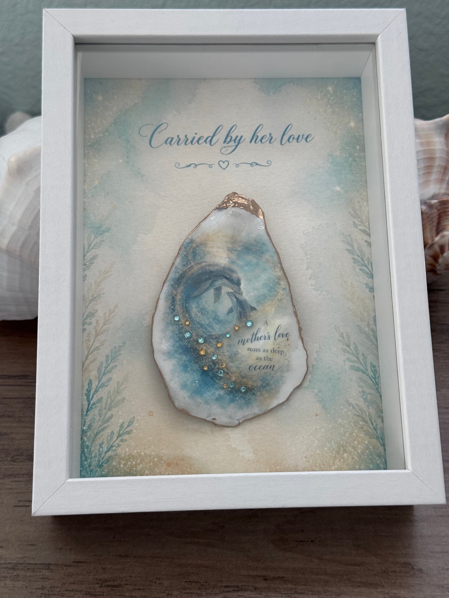 Carried by Her Love Shadow Box