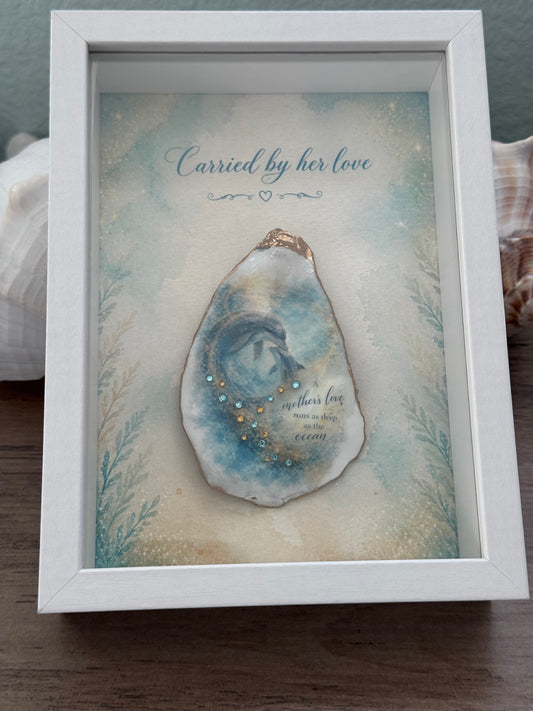 Carried by Her Love Shadow Box
