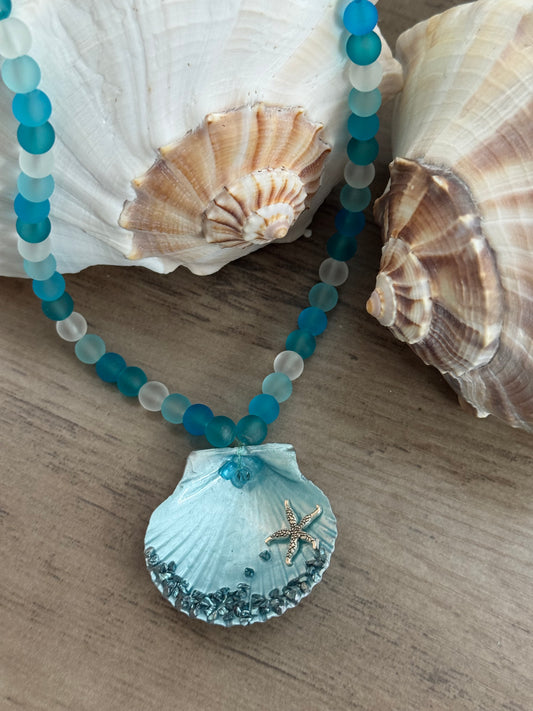 Coastal Treasures Shell Necklace