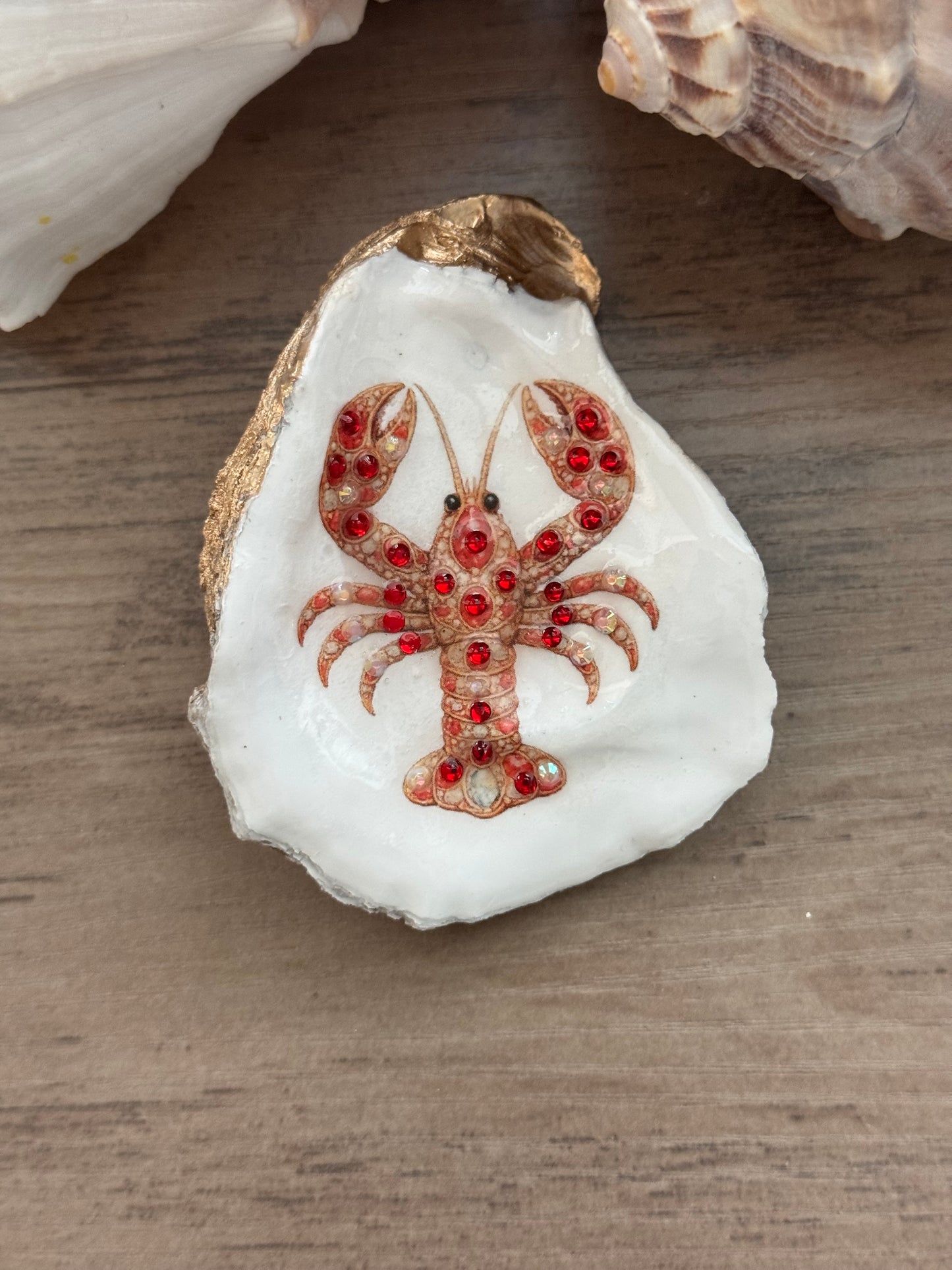Jeweled Tides Oyster Shell