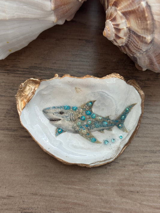 Jeweled Tides Oyster Shell