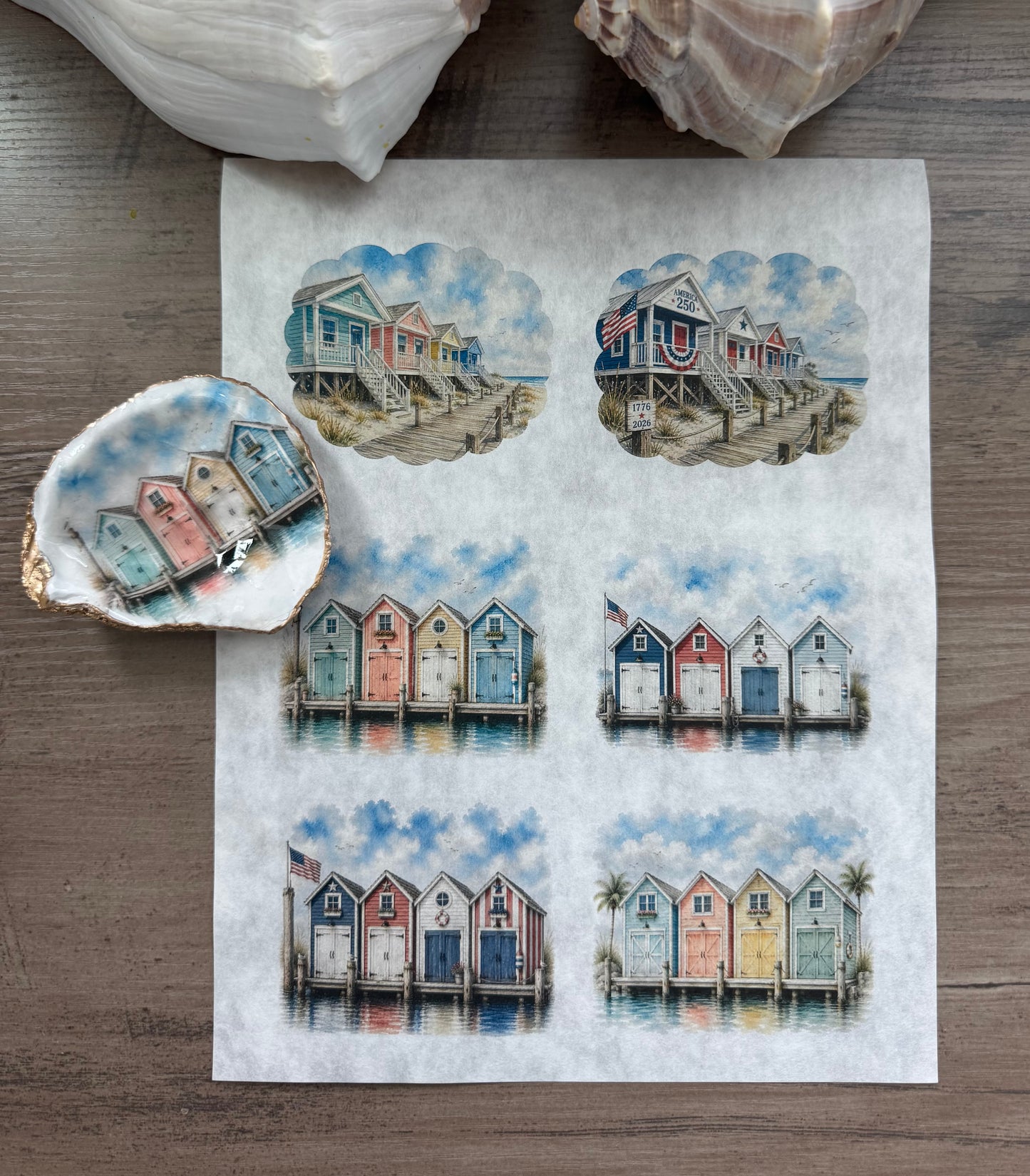 Waterfront Living Rice Paper