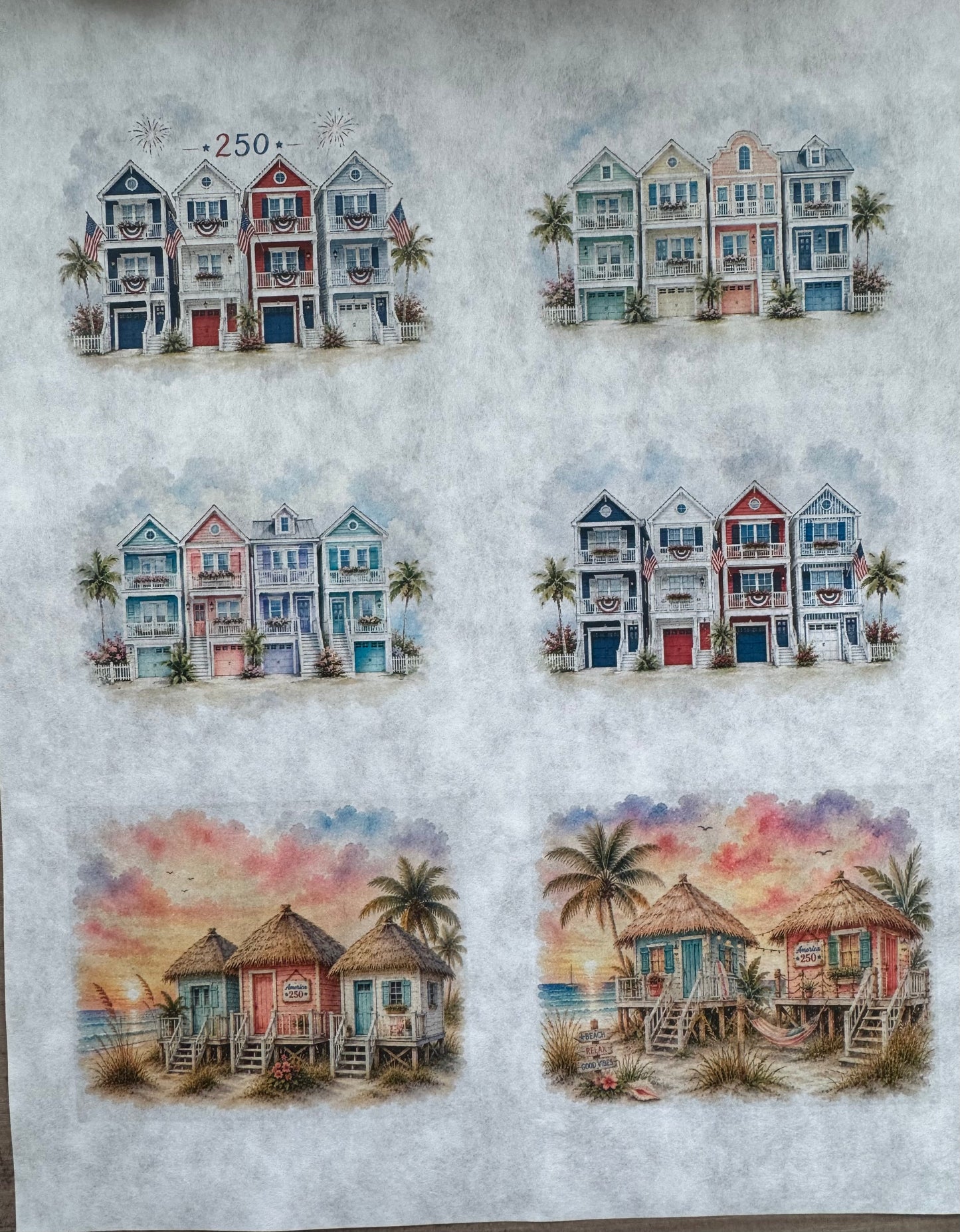 Coastal Americana Rice Paper