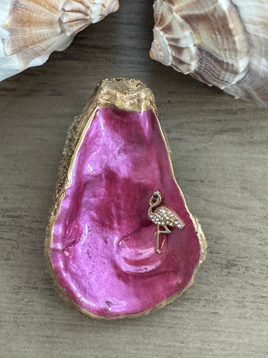 Coastal Fall Oyster Shell Trinket Tray