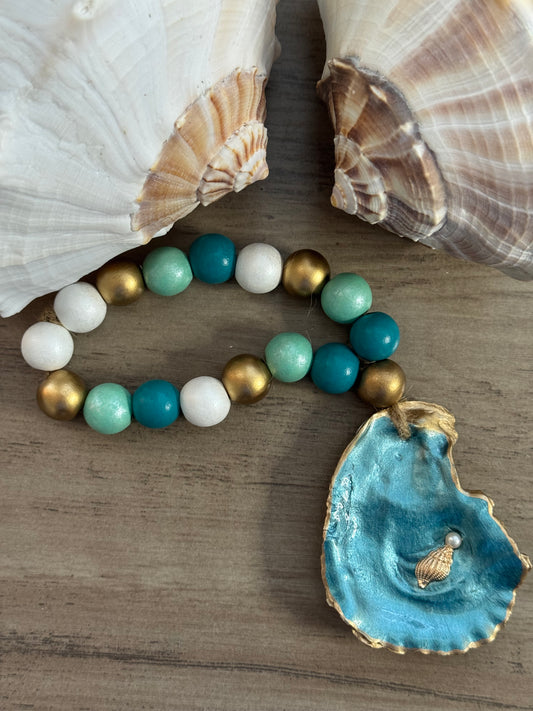 Coastal Fall Wine Bottle Charm