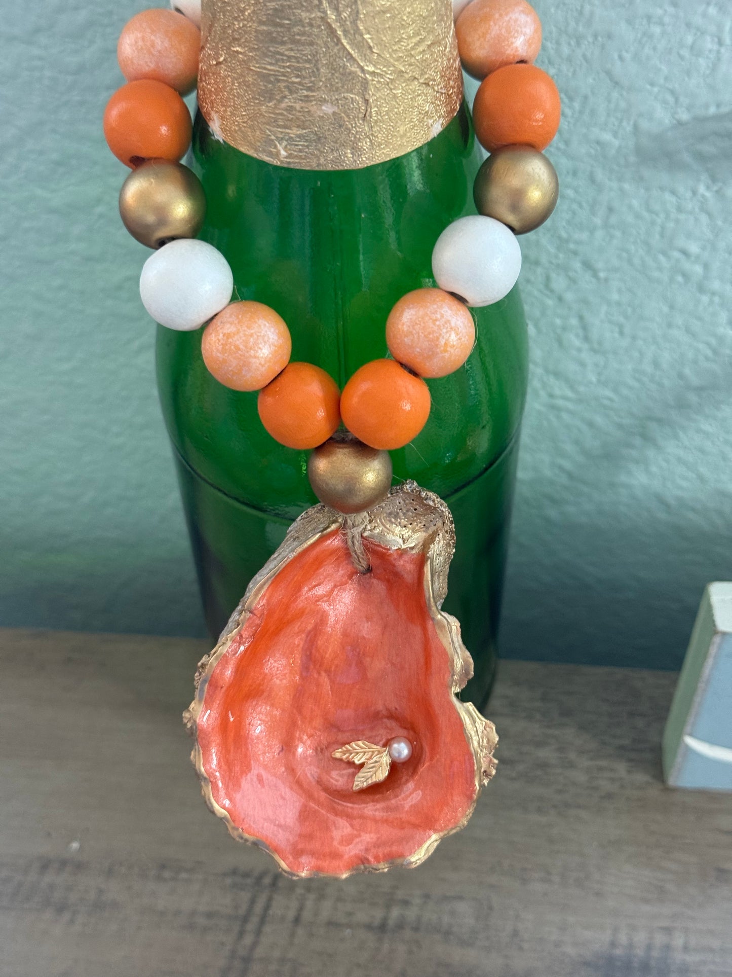 Coastal Fall Wine Bottle Charm