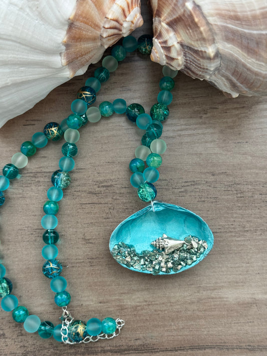 Coastal Treasure Shell Necklace