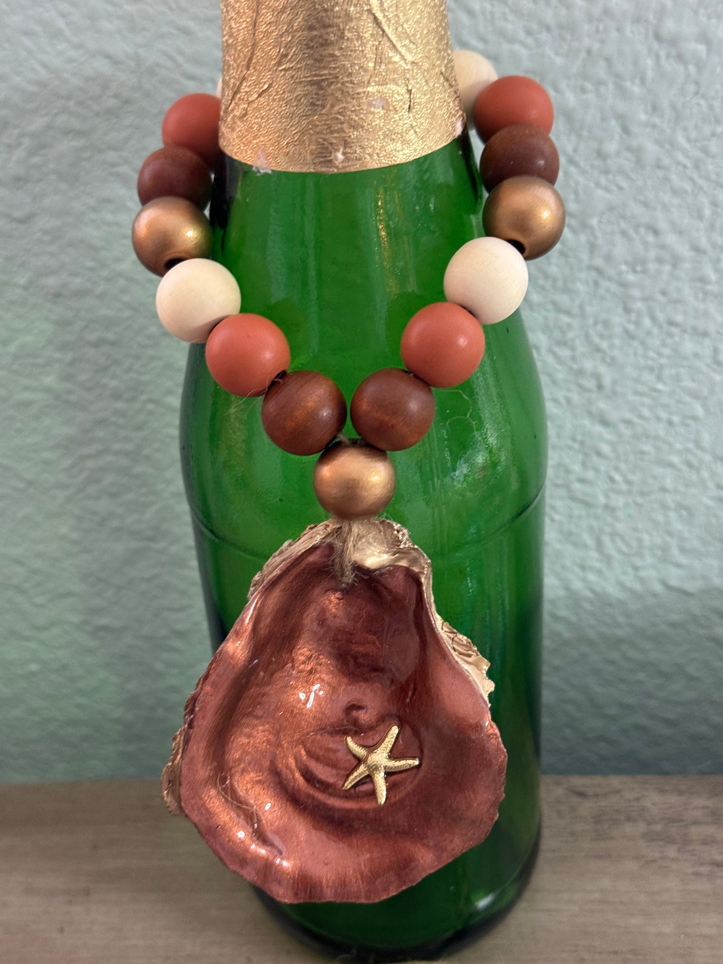 Coastal Fall Wine Bottle Charm