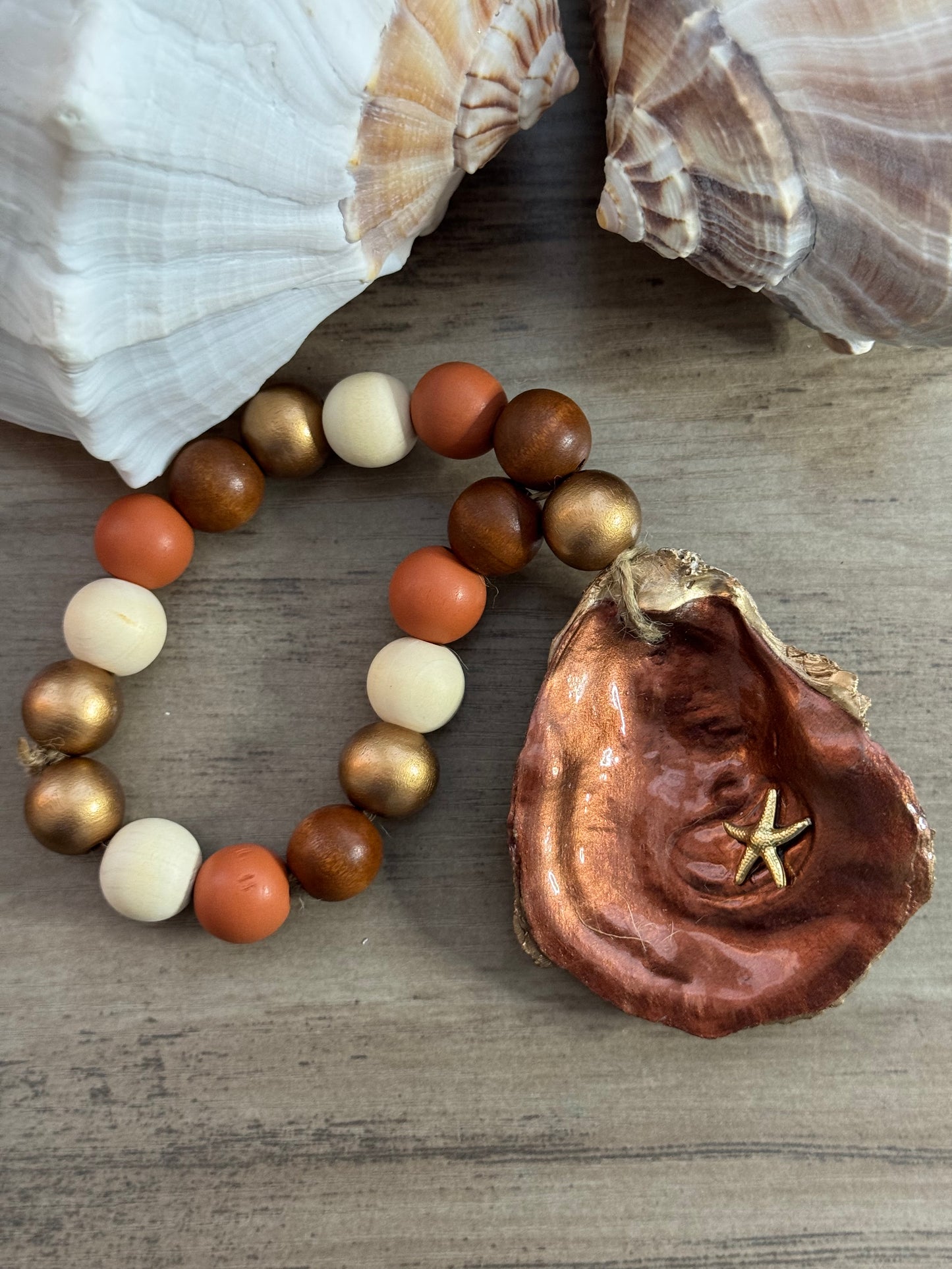 Coastal Fall Wine Bottle Charm