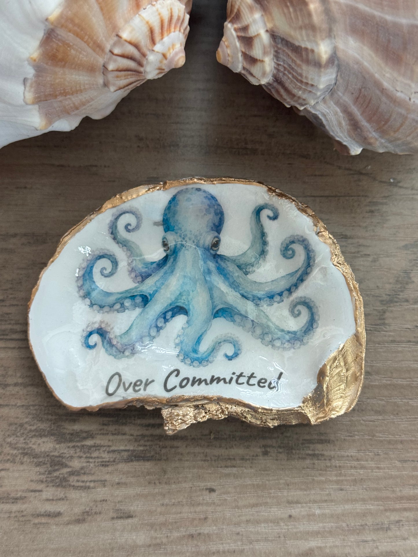 Coastal Attitude Oyster Shell Trinket Dish