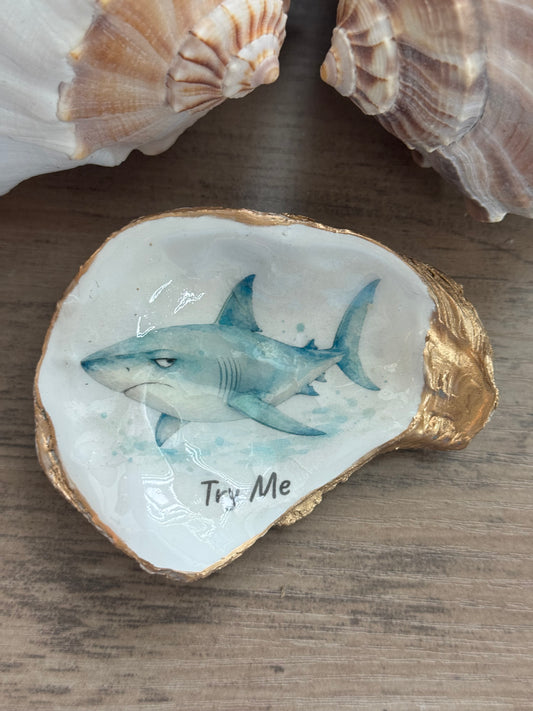 Coastal Attitude Oyster Shell Trinket Dish