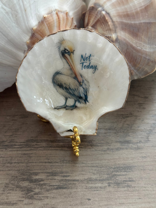 Coastal Attitude Scallop Shell