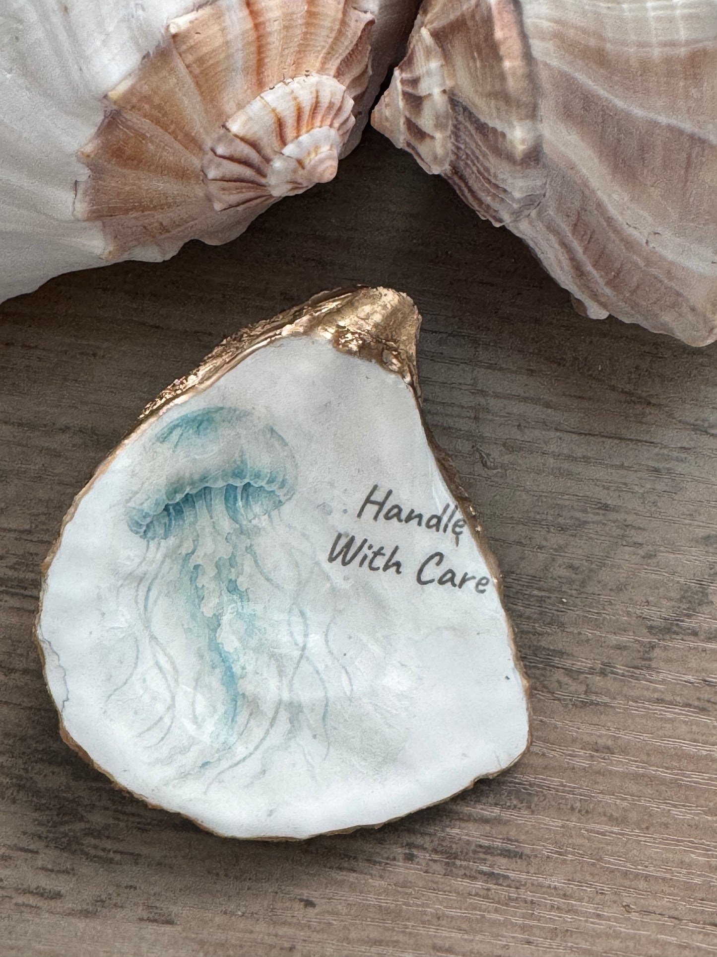 Coastal Attitude Oyster Shell Trinket Dish