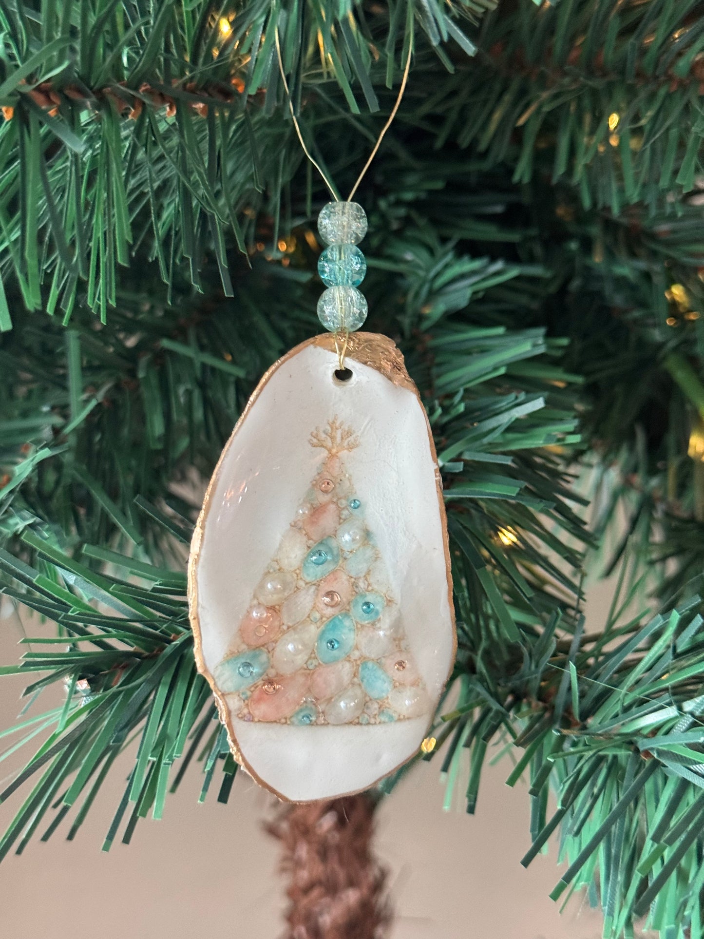Sea Glass Tree Ornament