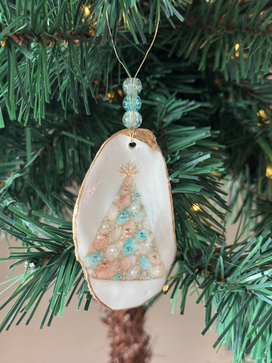 Sea Glass Tree Ornament