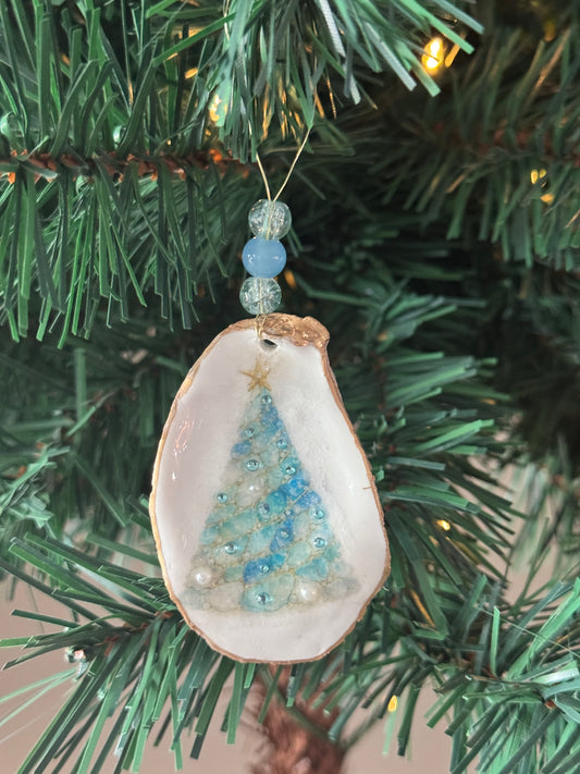 Sea Glass Tree Ornament