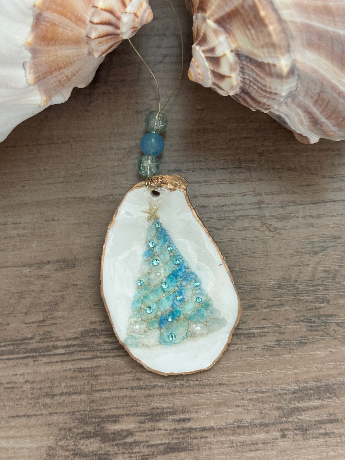 Sea Glass Tree Ornament