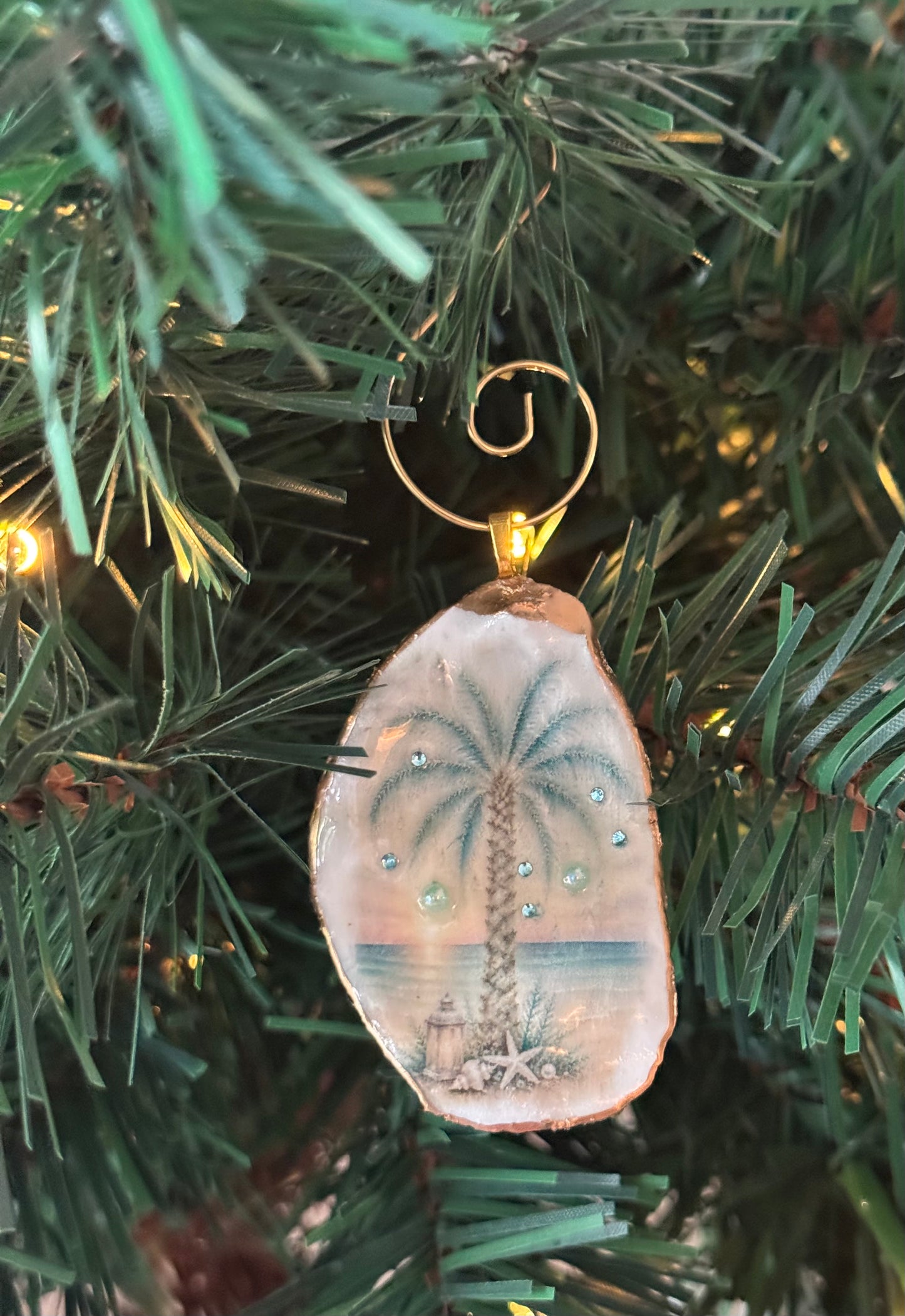 Mini Coastal Christmas Ornament