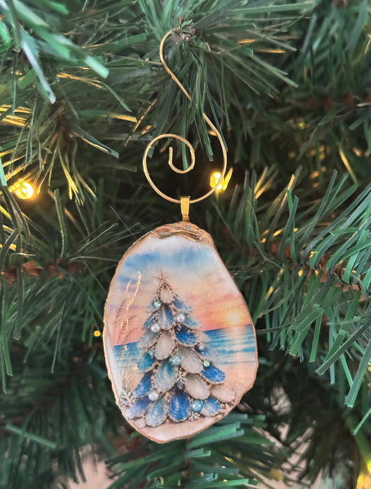 Mini Coastal Christmas Ornament