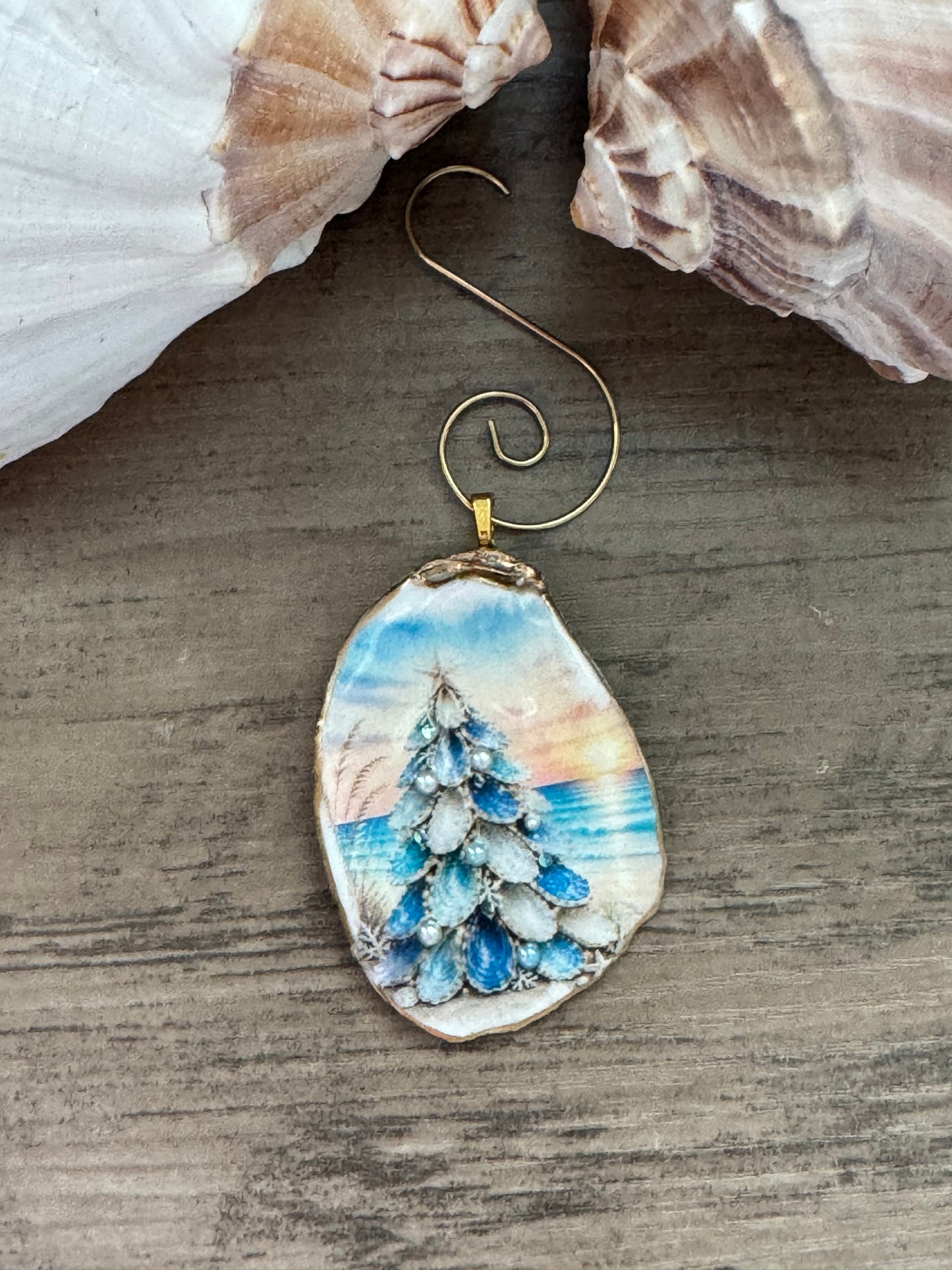 Mini Coastal Christmas Ornament
