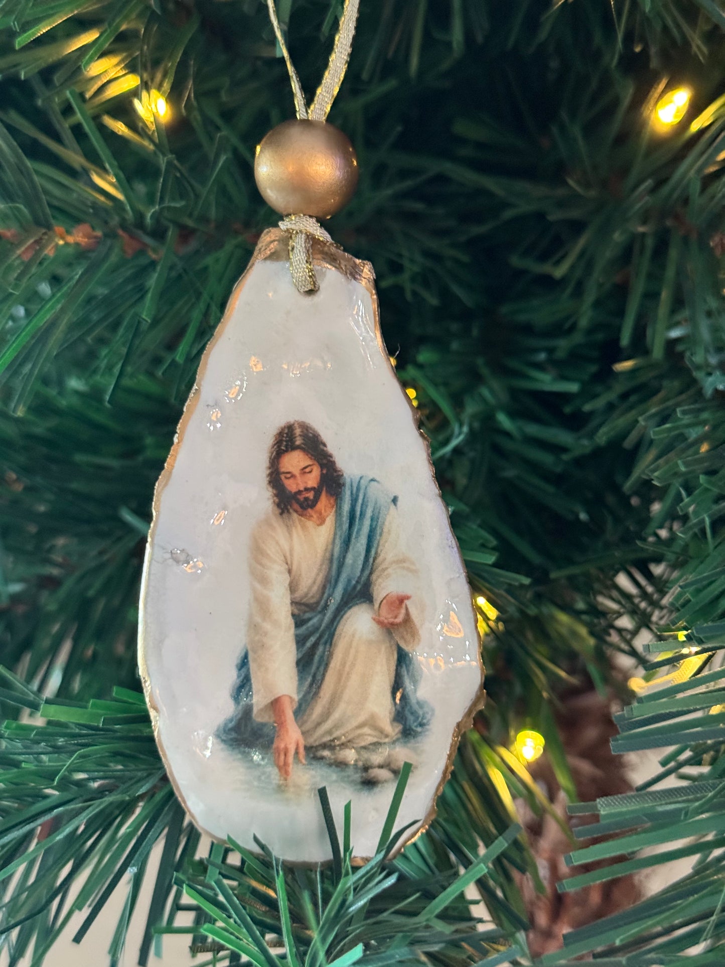 Jesus Christmas Tree Ornament