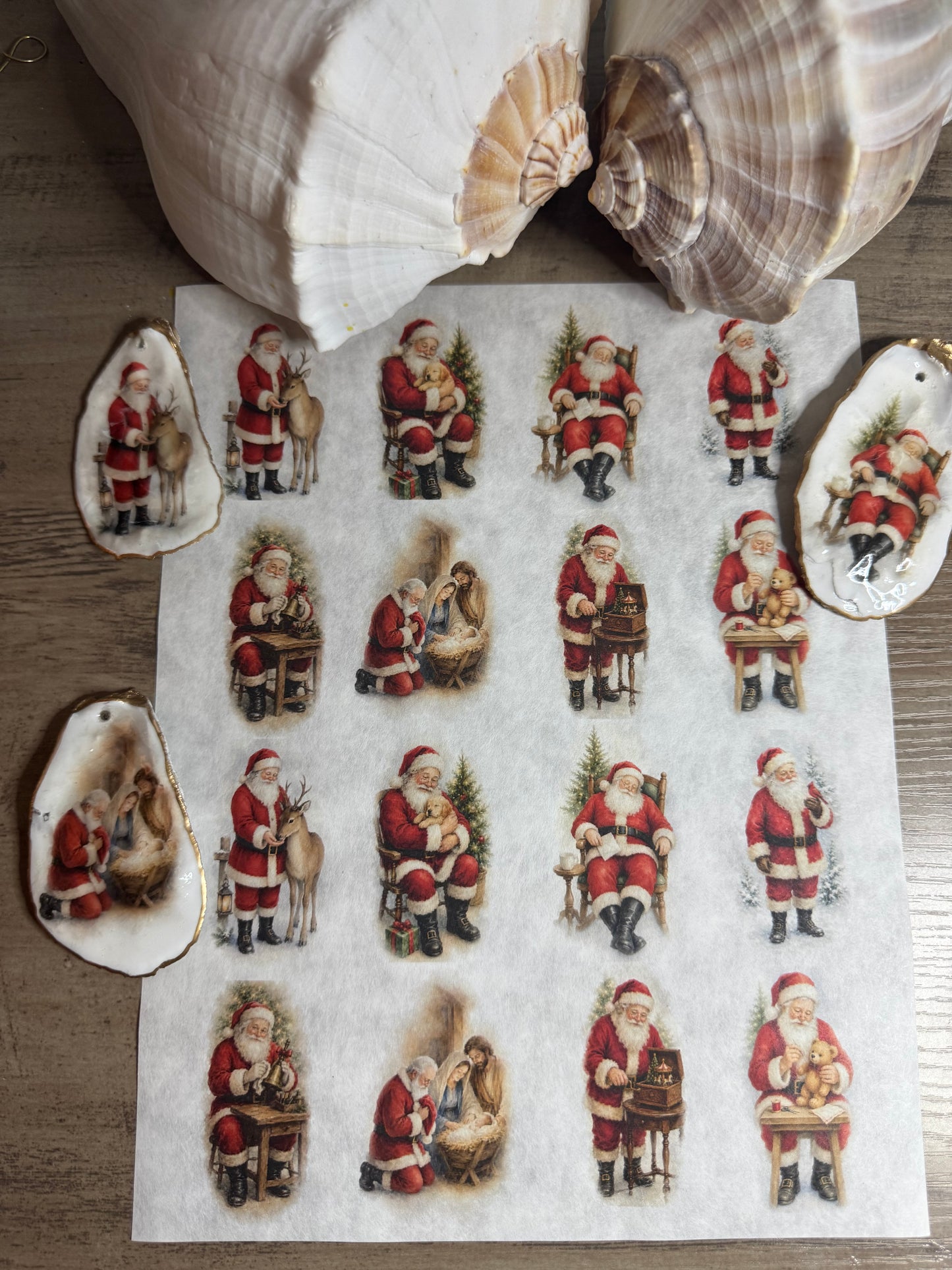 Classic Santa 2 Decoupage Rice Paper