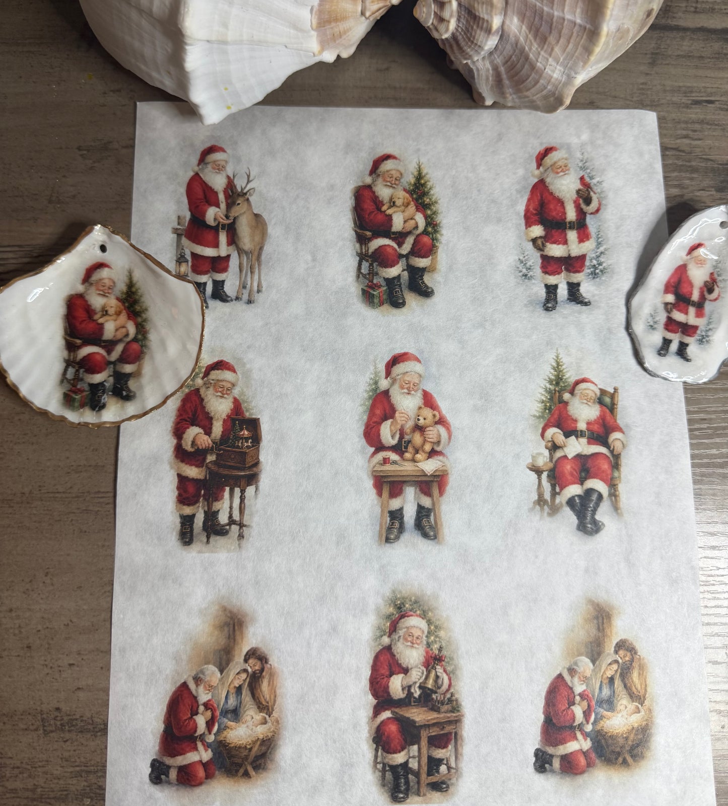 Classic Santa 2 Decoupage Rice Paper