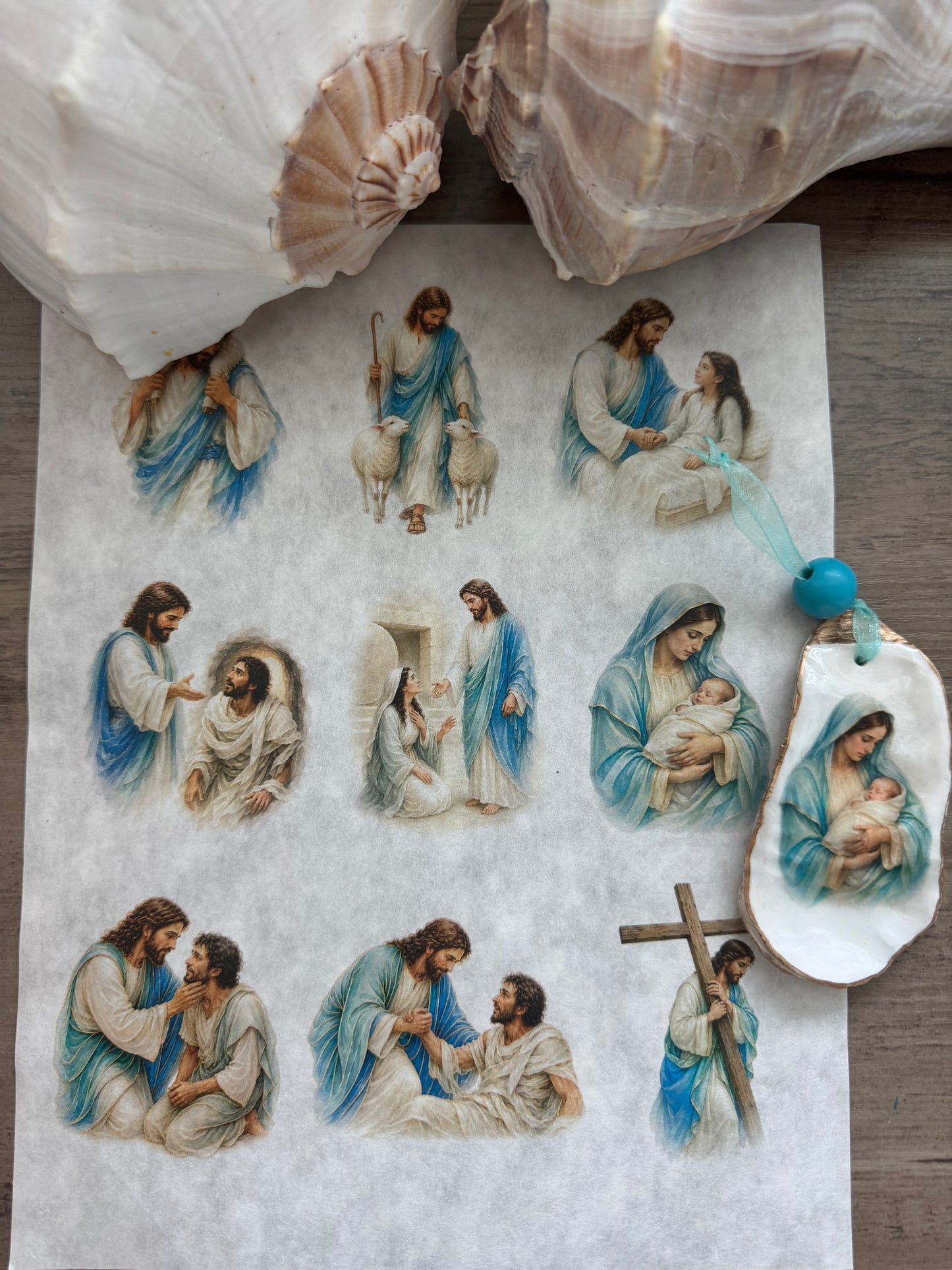 Jesus Story Decoupage Rice Paper