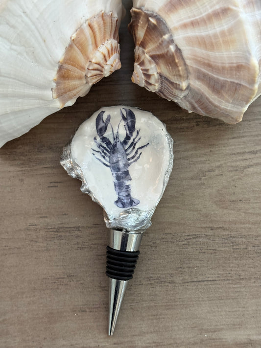 Oyster Shell Wine Bottle Stopper