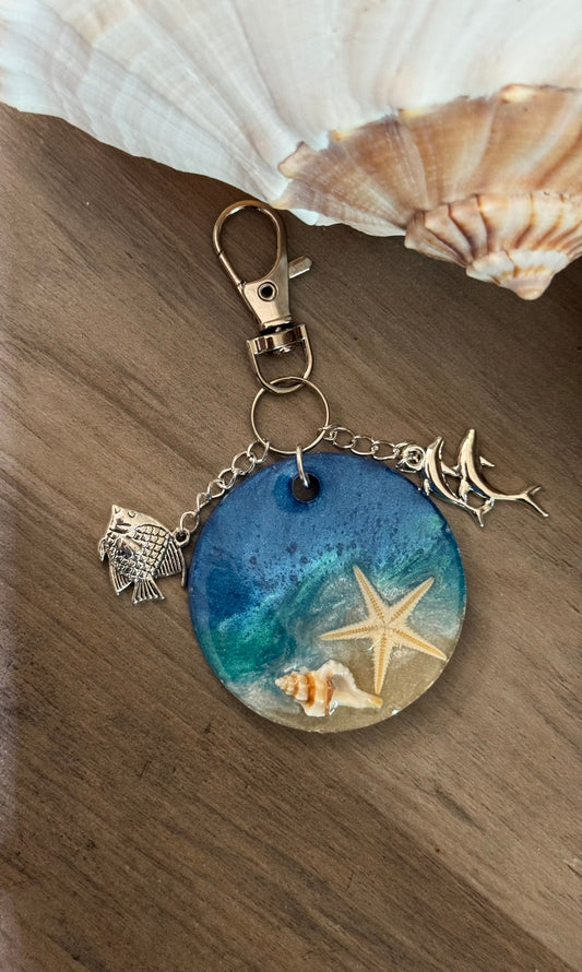 Large Coastal Purse/Bag Charm