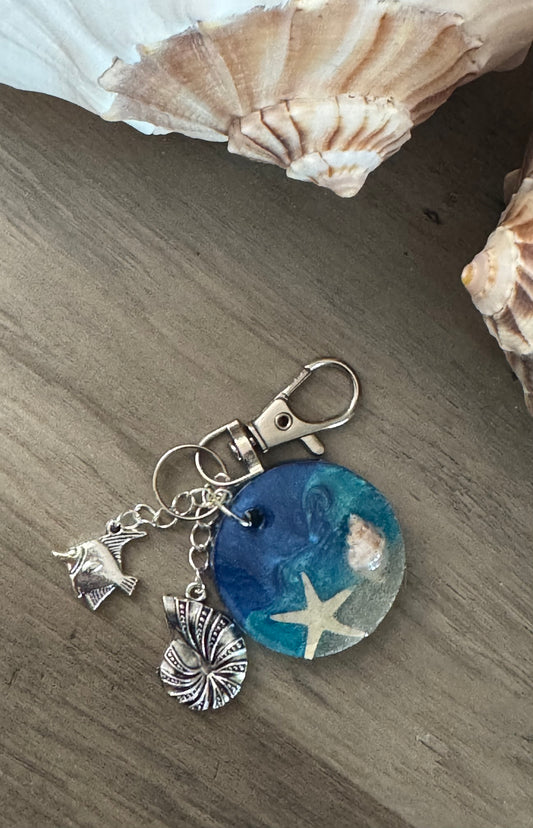 Small Coastal Purse/Bag Charm