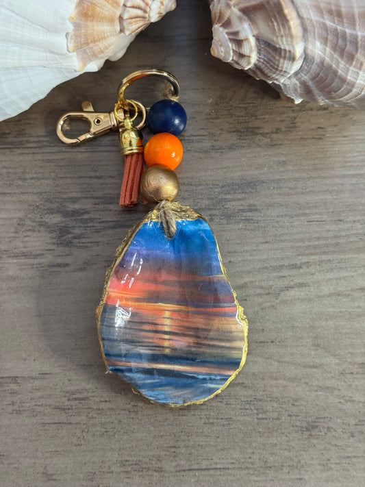 Golden Hour Coast Keychain/Bag Charm