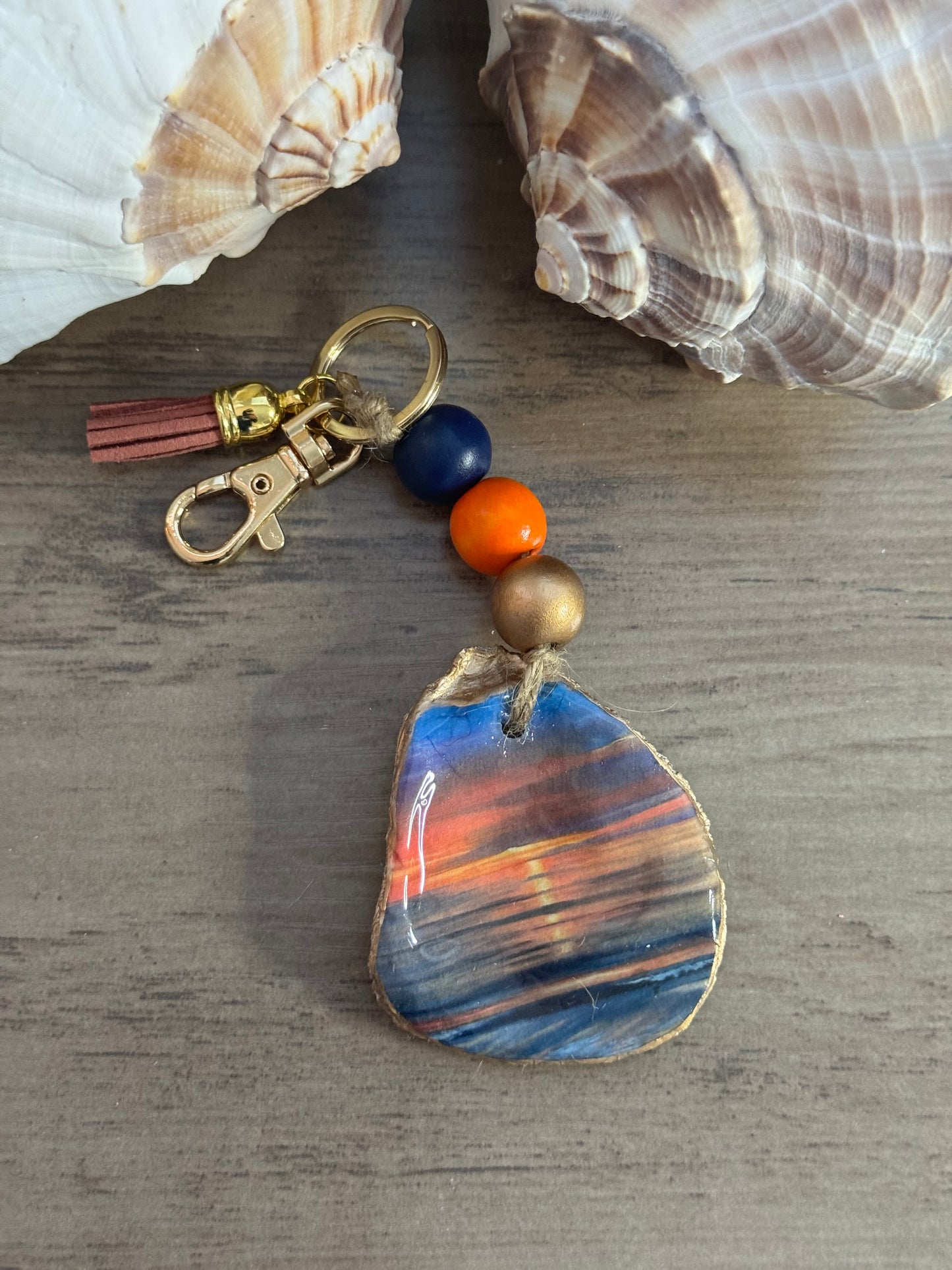 Golden Hour Coast Keychain/Bag Charm